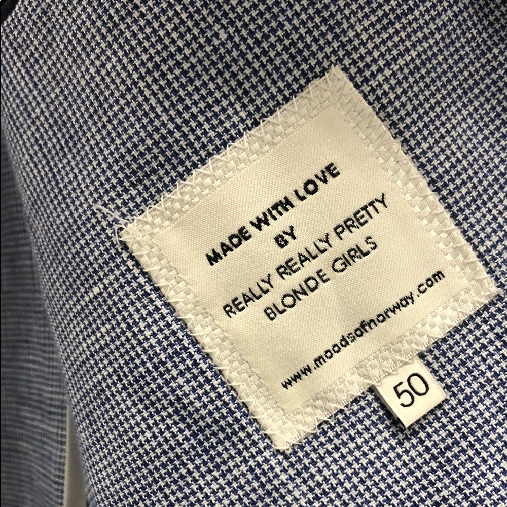 Men's Light Blue Blazer - Picture 5 of 8